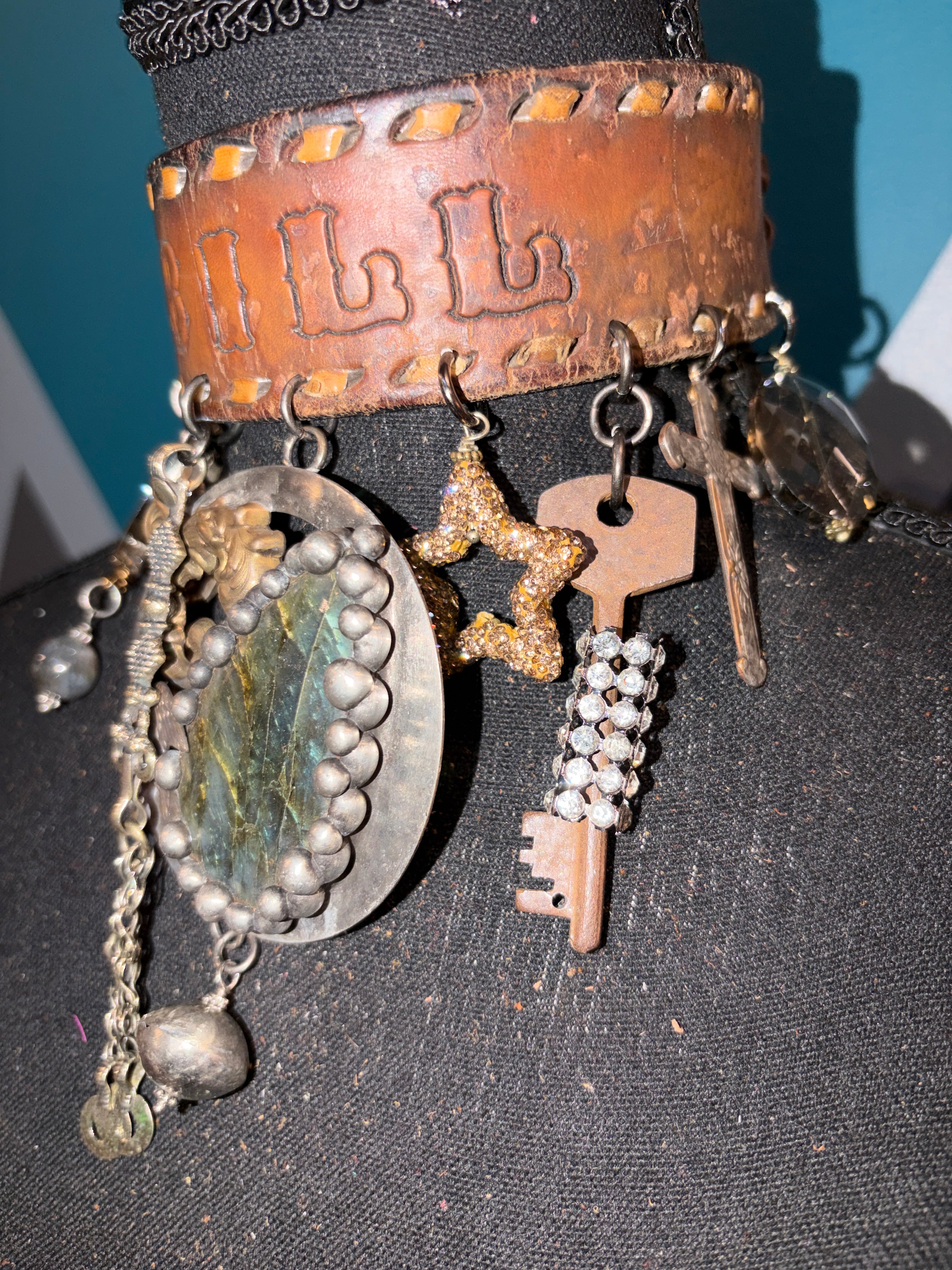 Wild Bill Handmade Leather Choker - The Vault by Sacha
