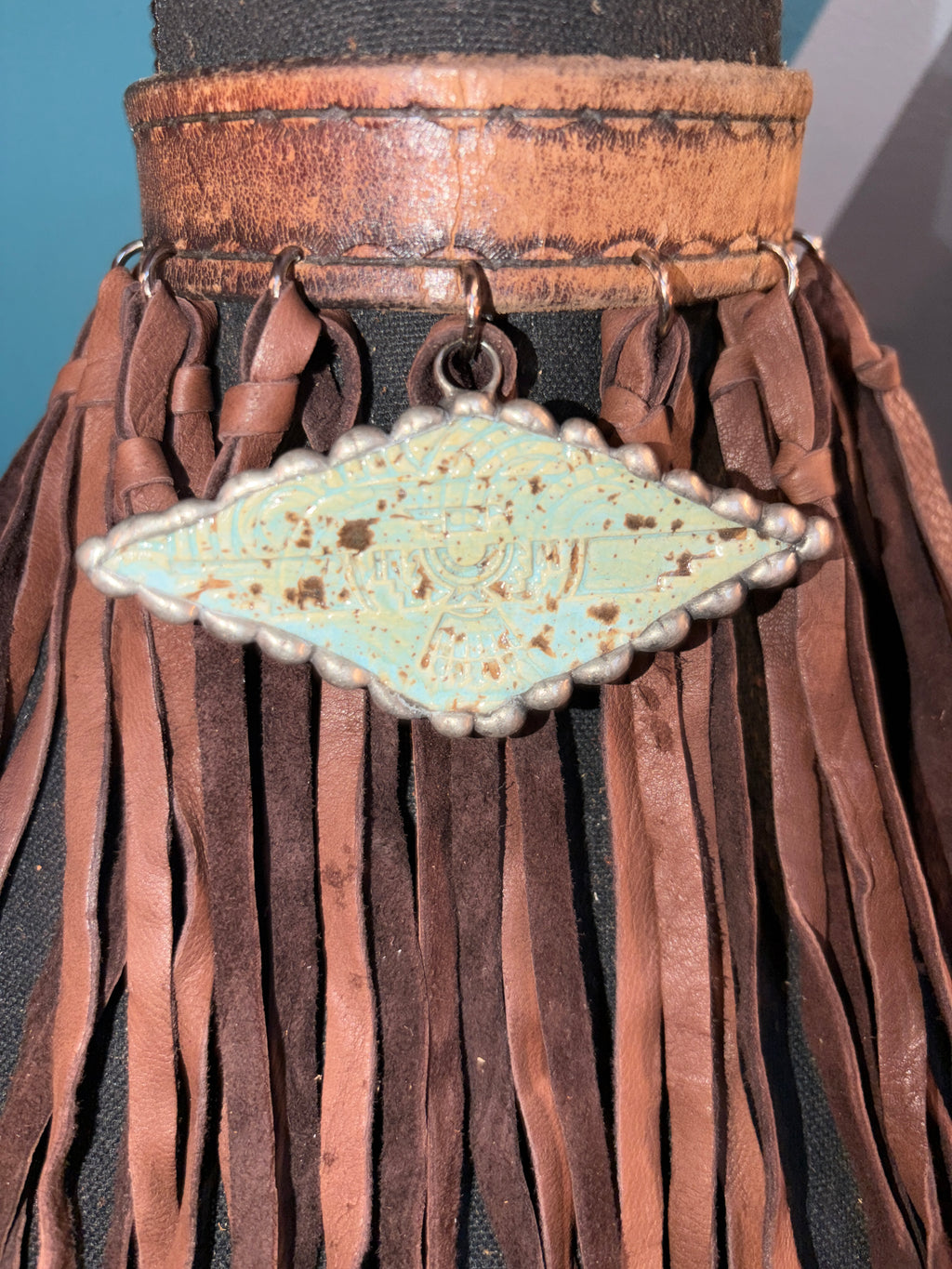 Desert Rain Handmade Leather Choker - The Vault by Sacha