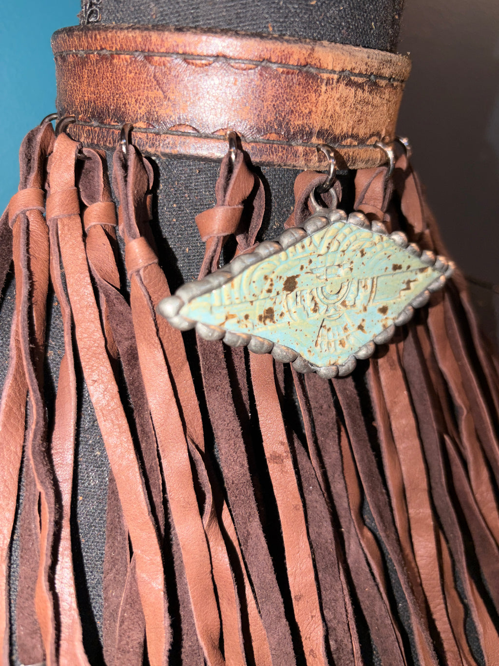 Desert Rain Handmade Leather Choker - The Vault by Sacha