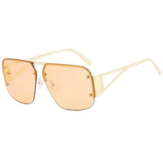 Aviator sunglasses | Orange, Clear, Blue - The Vault by Sacha