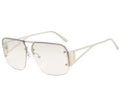 Aviator sunglasses | Orange, Clear, Blue - The Vault by Sacha