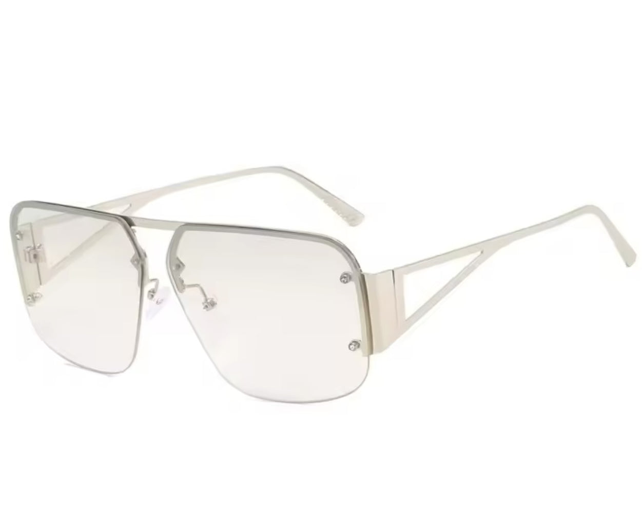 Aviator sunglasses | Orange, Clear, Blue - The Vault by Sacha