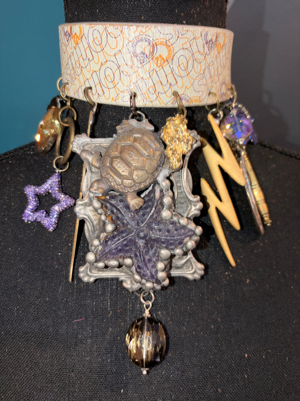 Storm Chaser Leather Choker - The Vault by Sacha