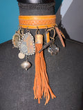 Outlaw Handmade Leather Choker - The Vault by Sacha