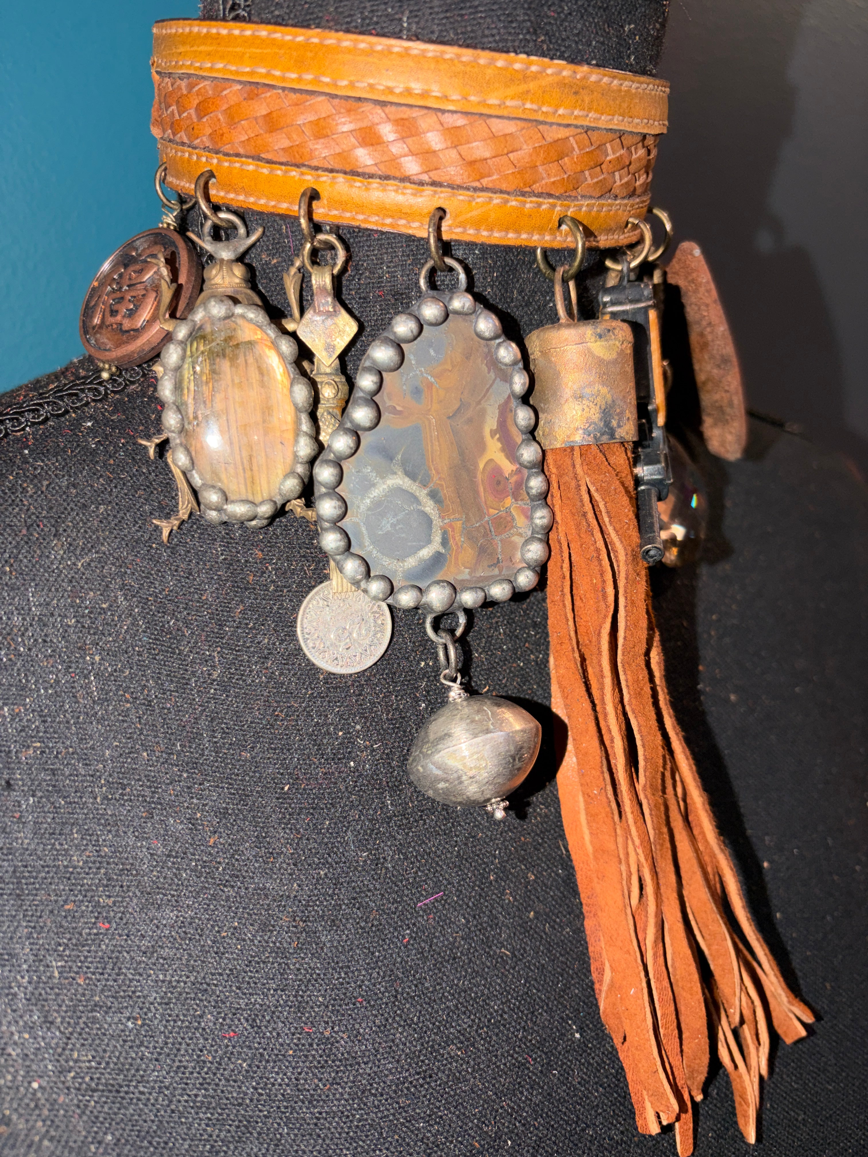 Outlaw Handmade Leather Choker - The Vault by Sacha