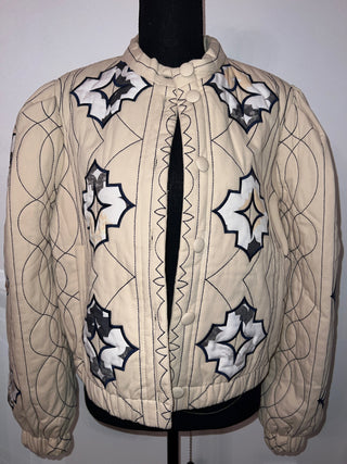 Bohemian Embroidered Quilted Jacket - The Vault by Sacha