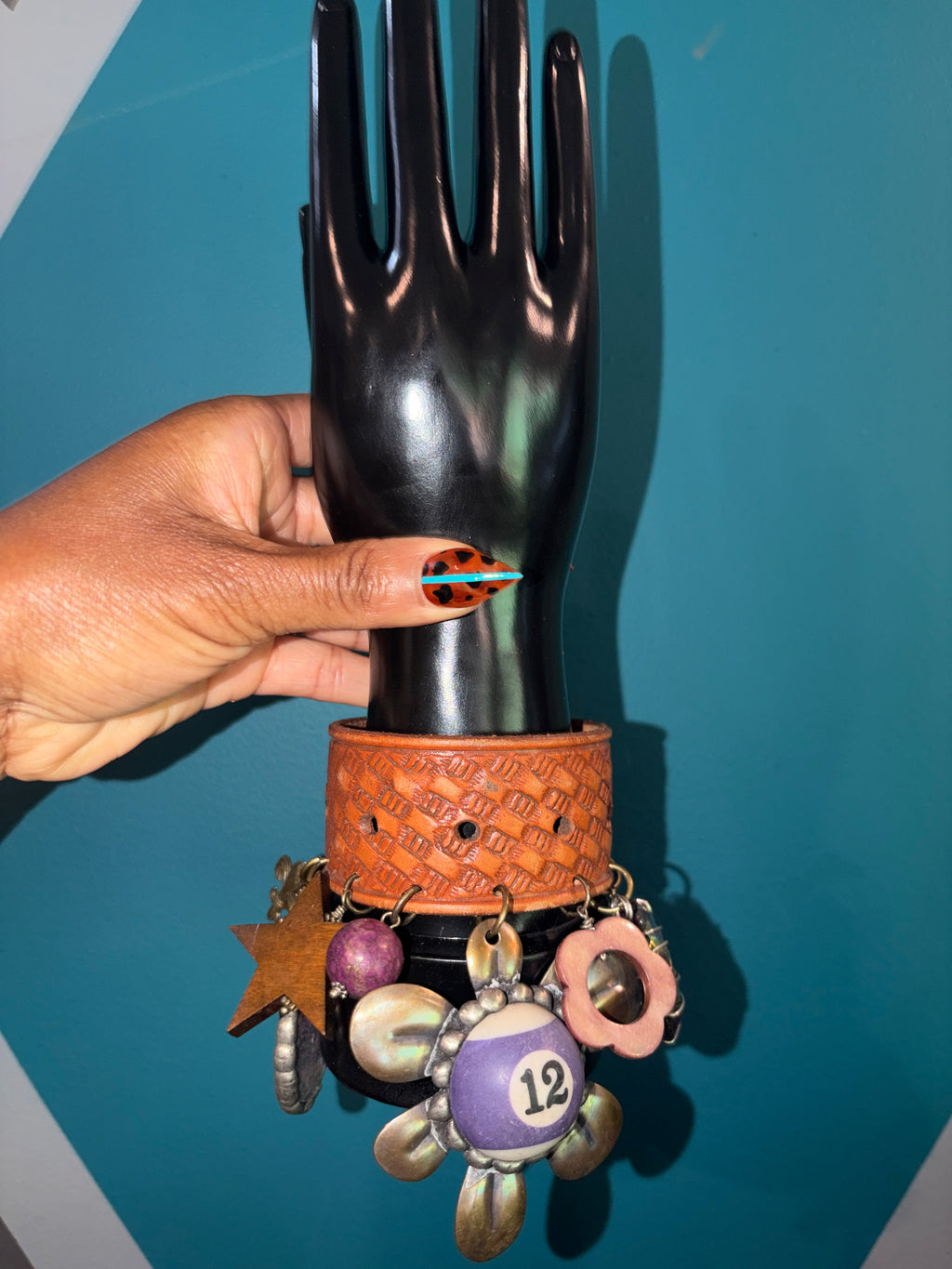 Lucky 12 Handmade Leather Bracelet - The Vault by Sacha