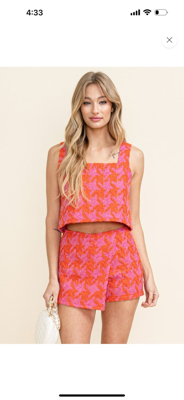 Sherbert Houndstooth Set (SOLD AS A SET) - The Vault by Sacha