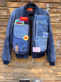 Custom Reworked Denim Jacket - SMALL - The Vault by Sacha