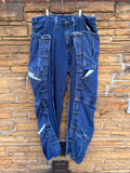 Custom Reworked Denim Pant 40 inch waist stretch - PLUS SIZE FIT - The Vault by Sacha