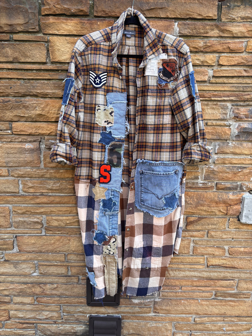 Fighter Reworked Custom Plaid Duster Sm/Med - The Vault by Sacha