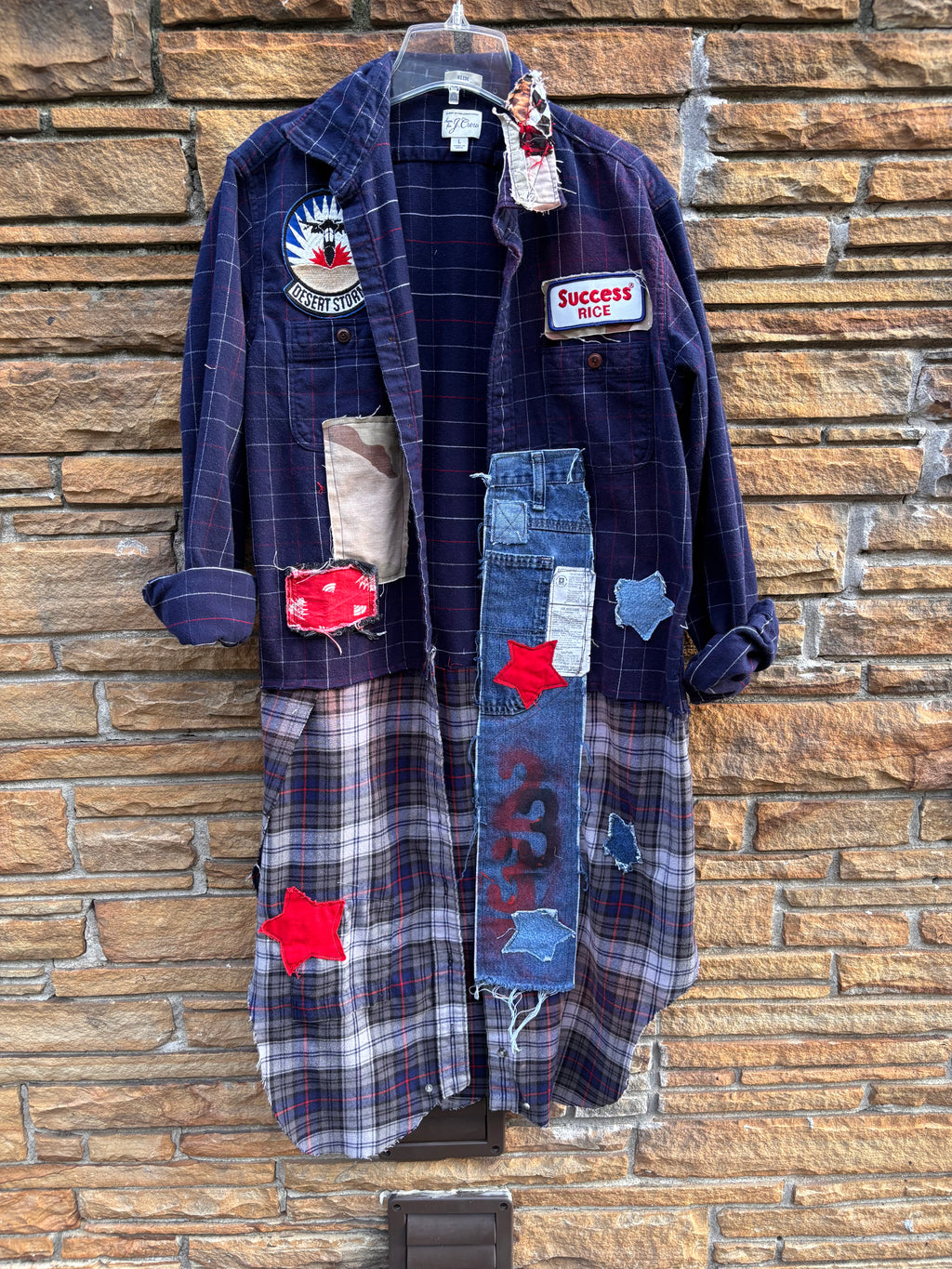 Reworked Custom Plaid Duster Sm/Med - The Vault by Sacha