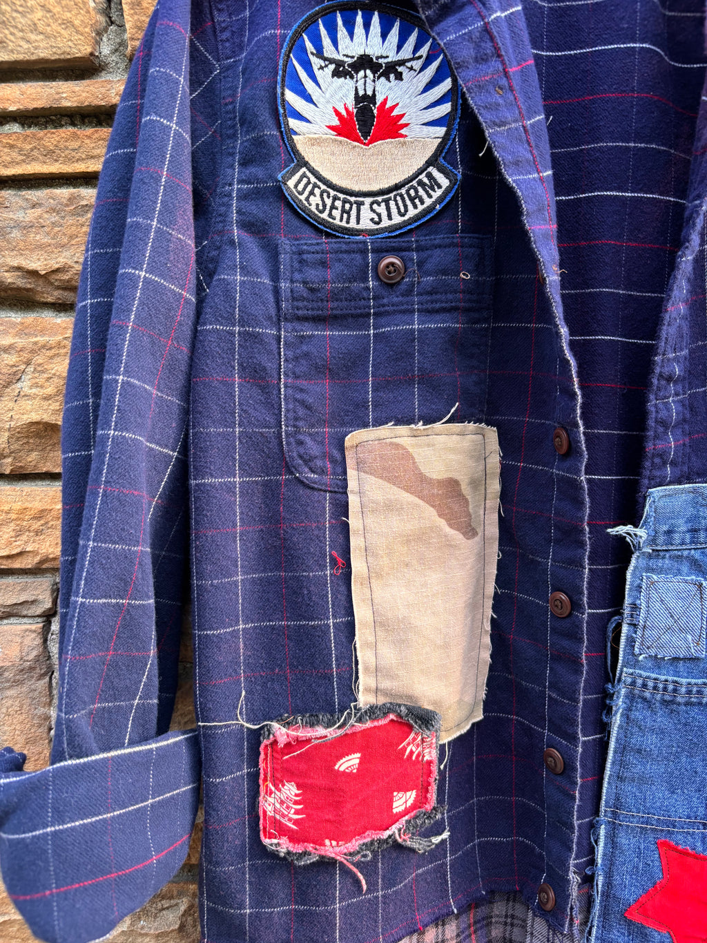 Reworked Custom Plaid Duster Sm/Med - The Vault by Sacha