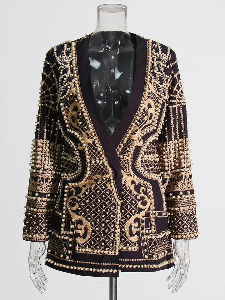 Pearl Embellished Blazer | FINAL SALE - The Vault by Sacha