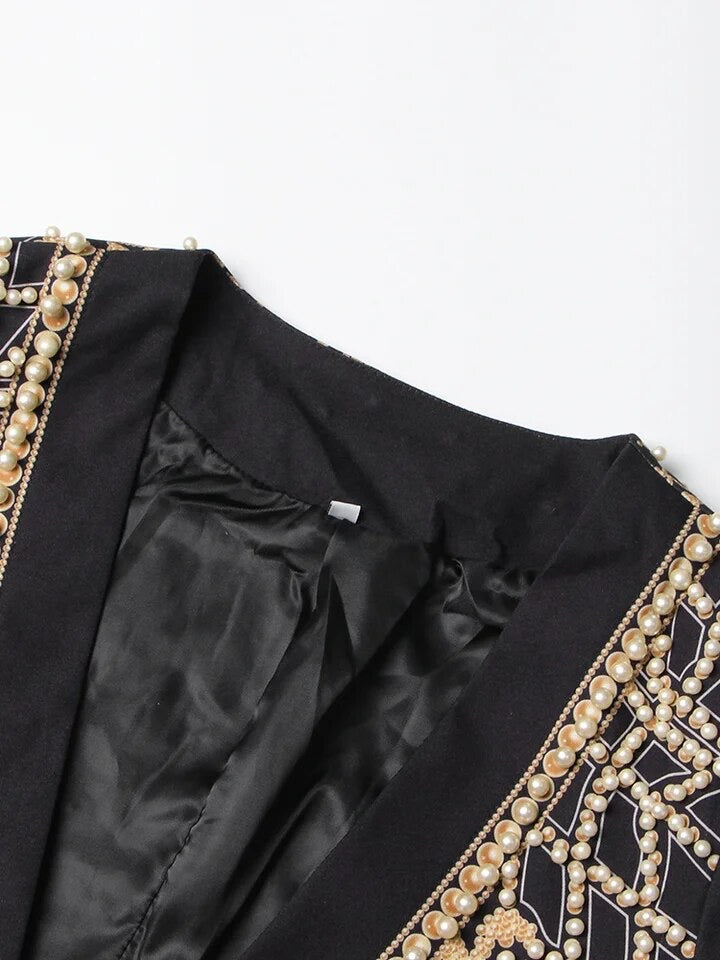 Pearl Embellished Blazer | FINAL SALE - The Vault by Sacha