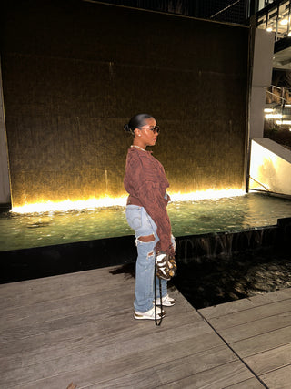 2 Blessed To Be Distressed Sweater - The Vault by Sacha