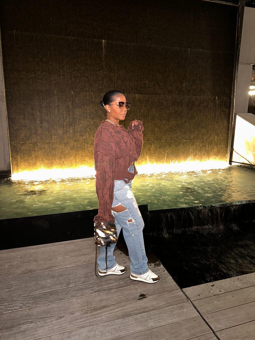 2 Blessed To Be Distressed Sweater - The Vault by Sacha