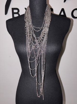 The Silver Siren Cascade Handmade Necklace