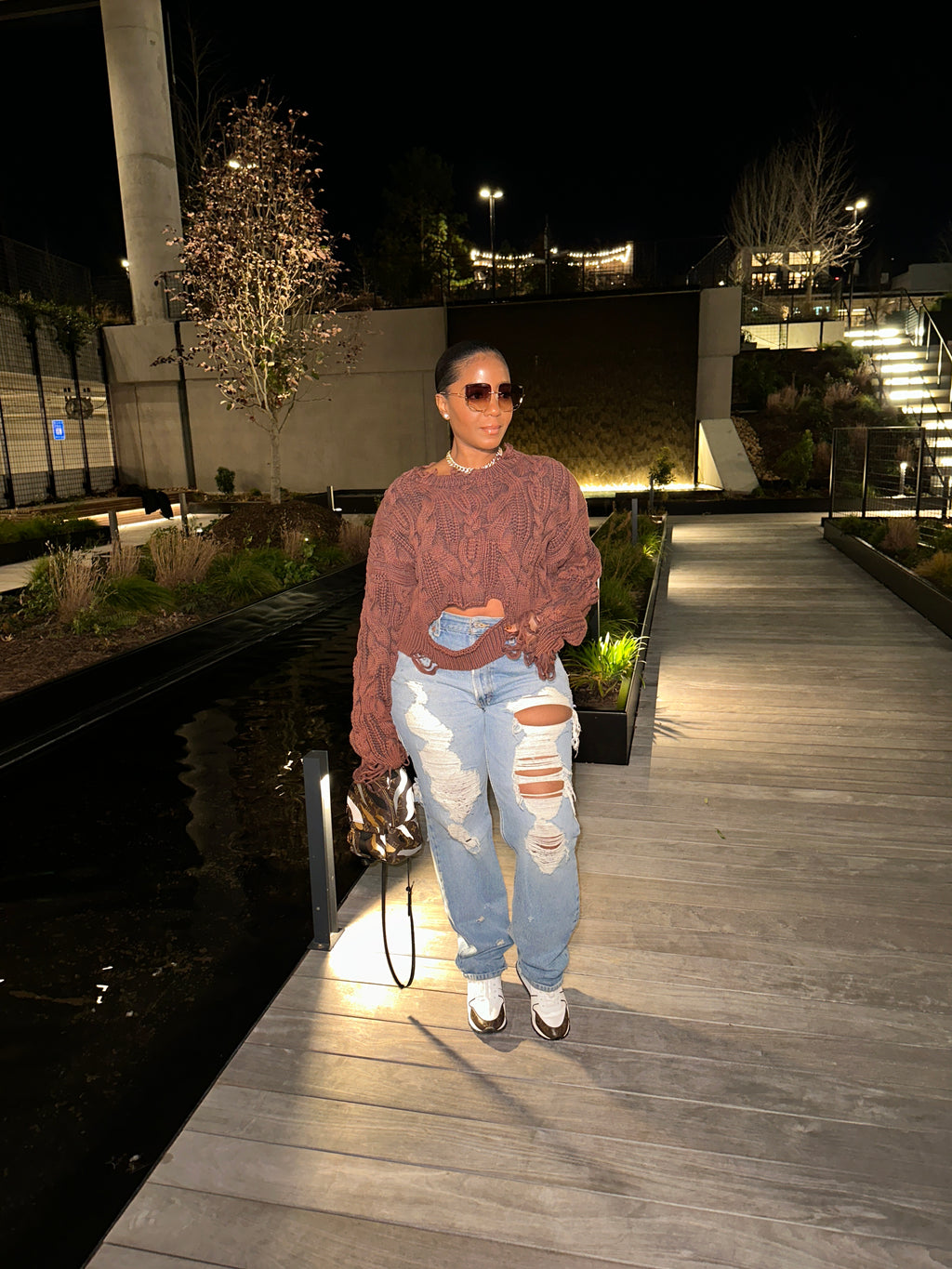 2 Blessed To Be Distressed Sweater - The Vault by Sacha