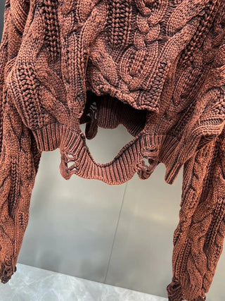 2 Blessed To Be Distressed Sweater - The Vault by Sacha