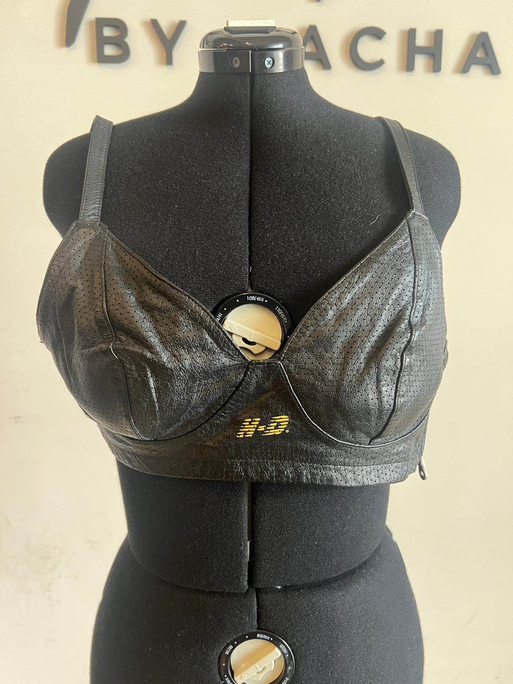 Harley Davidson Perforated Leather Bra | L - The Vault by Sacha