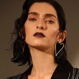 Golden Heart Earrings - The Vault by Sacha