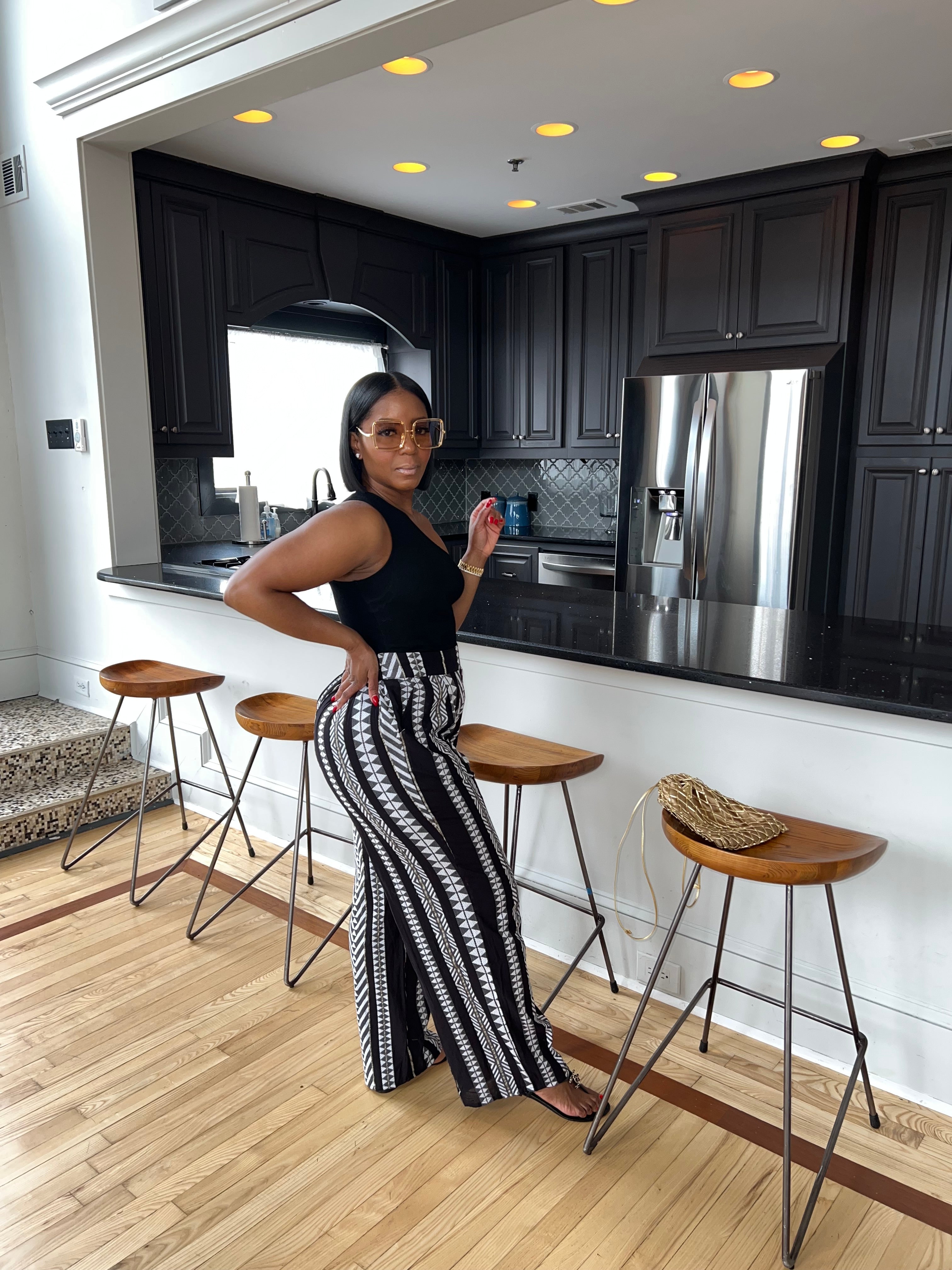 Aztec Wide Leg Pants