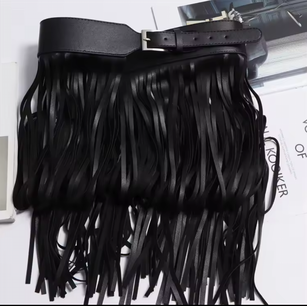 Whiplash Fringe Belt Skirt | One Size - The Vault by Sacha