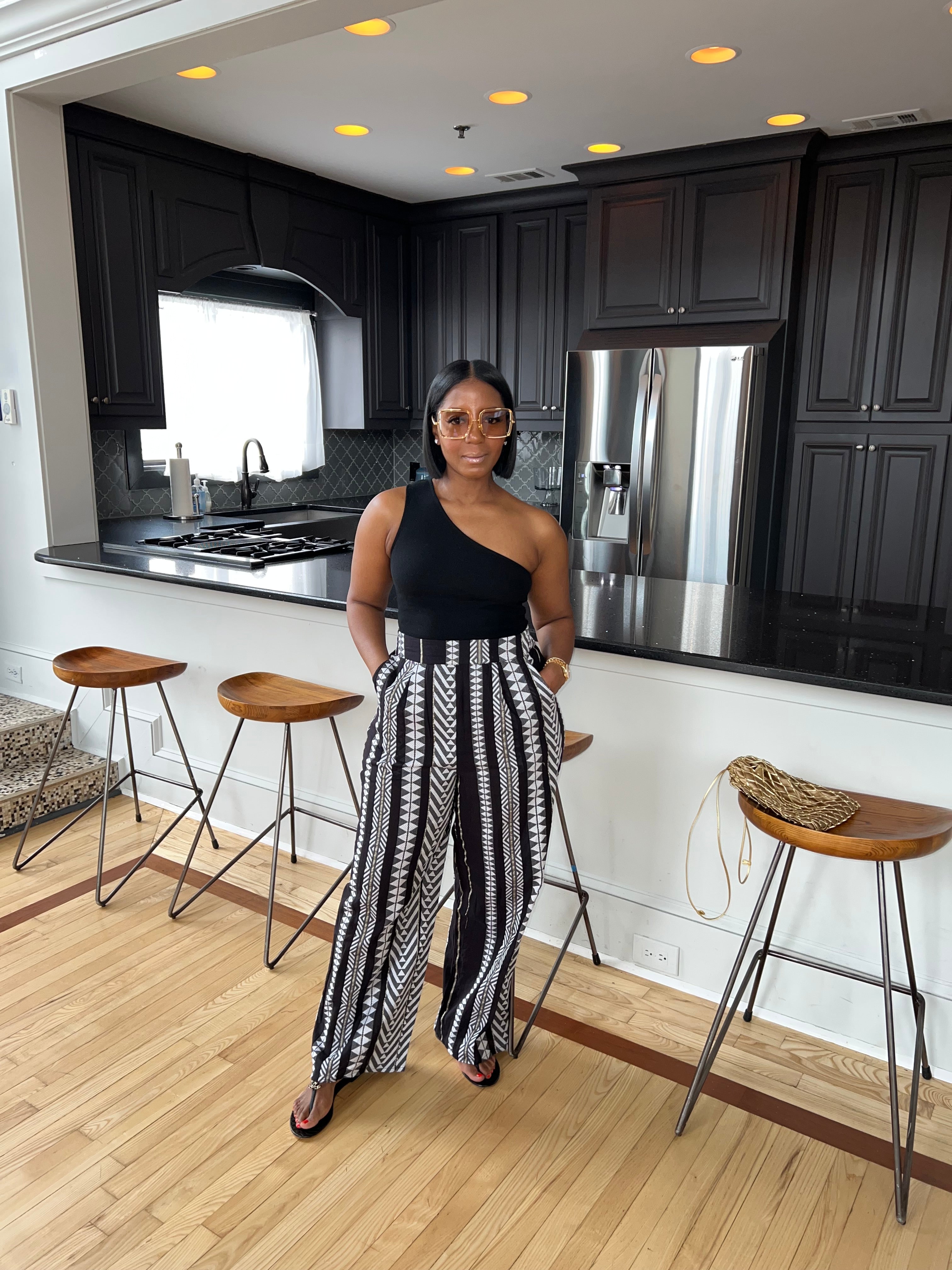 Aztec Wide Leg Pants