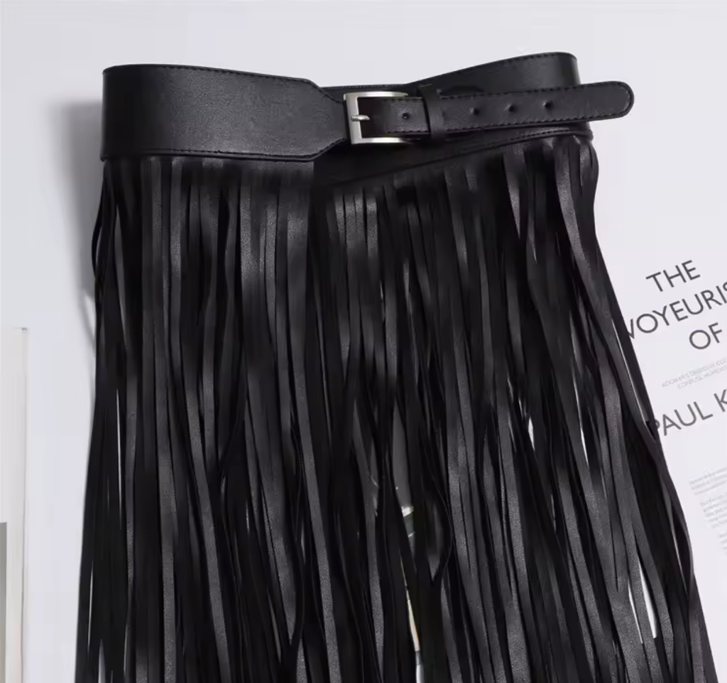 Whiplash Fringe Belt Skirt | One Size - The Vault by Sacha