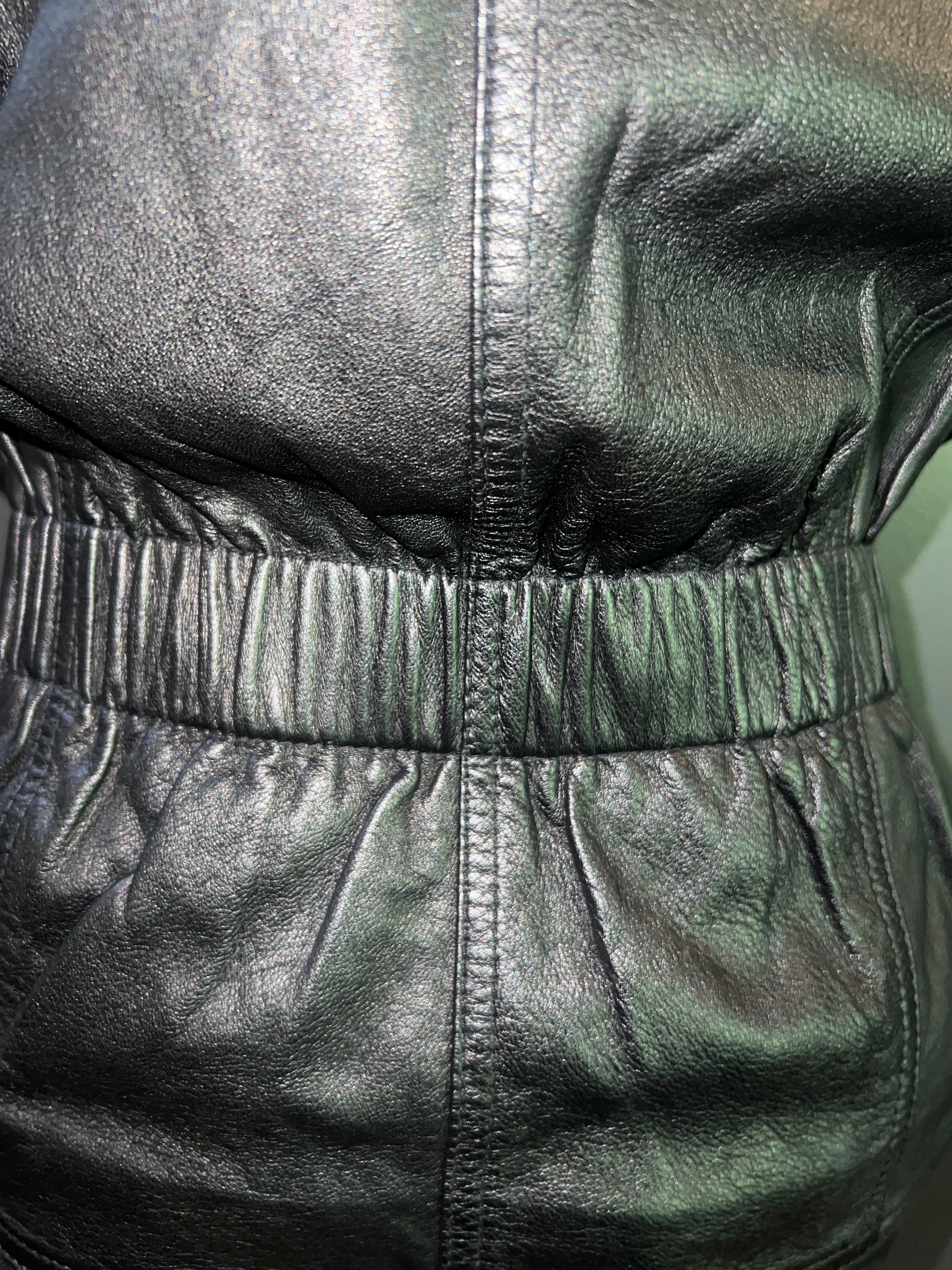 Genuine Leather Hourglass Vest Large - The Vault by Sacha