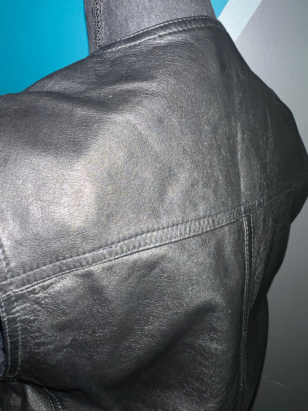 Genuine Leather Hourglass Vest Large - The Vault by Sacha