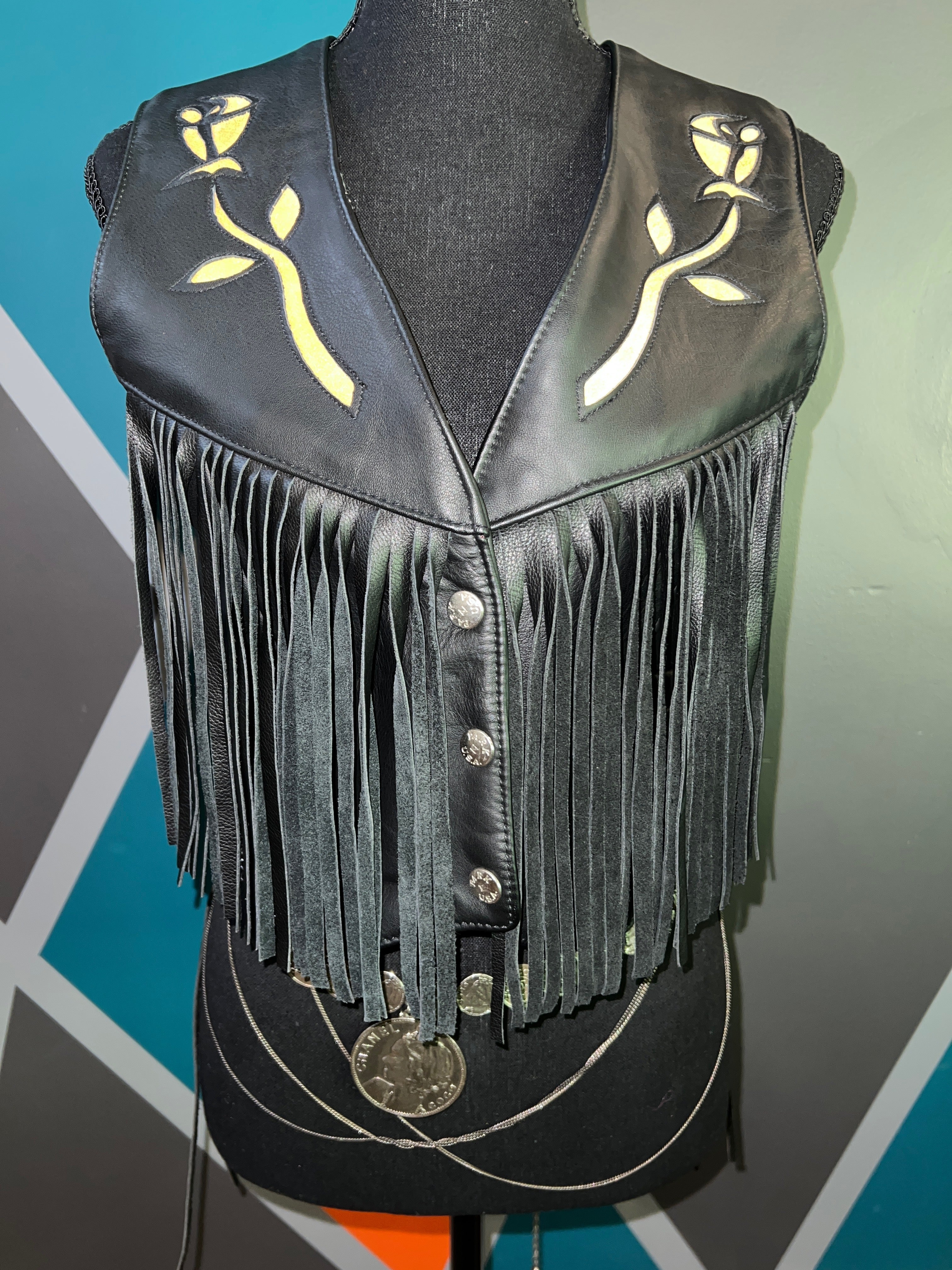 Golden Bloom Vest | S - The Vault by Sacha