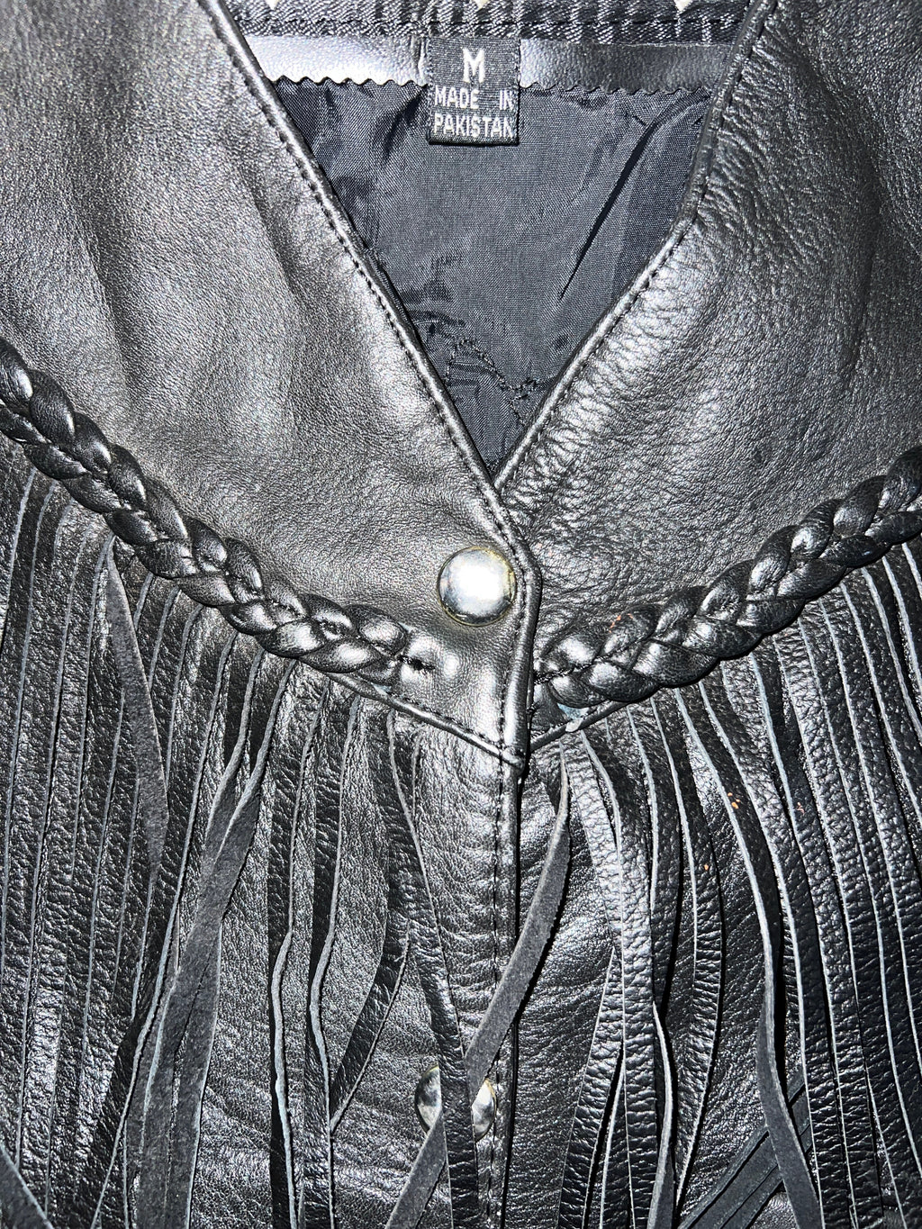 Lady Harley Fringe Leather Vest | Medium - The Vault by Sacha