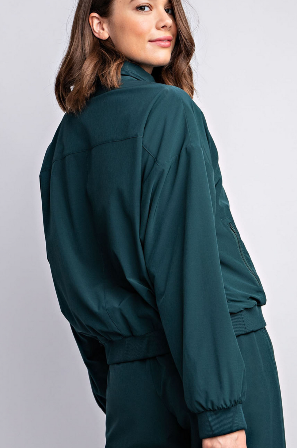Emerald Half-Zip Relaxed Set - The Vault by Sacha