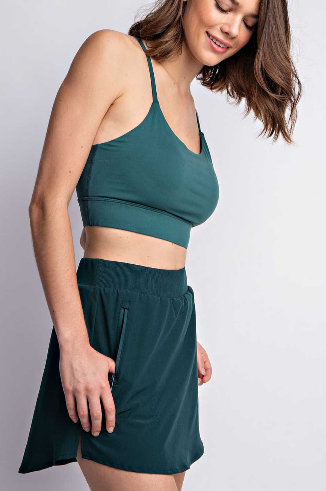 Emerald Half-Zip Relaxed Set - The Vault by Sacha