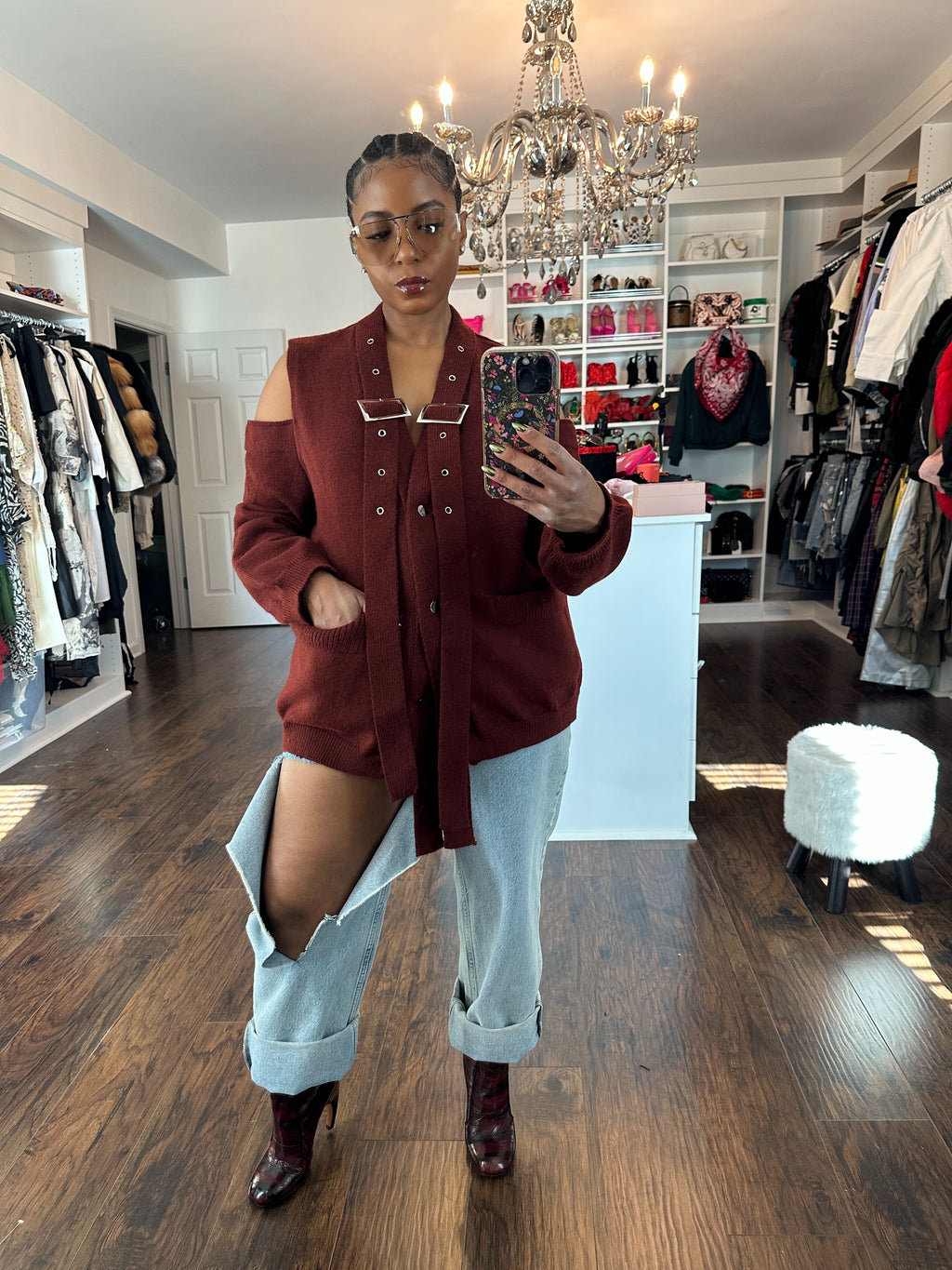 Ember Cutout Cardigan - The Vault by Sacha
