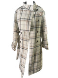 Plaid Wool Coat - The Vault by Sacha