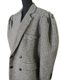Tailored Houndstooth Trench (Small Print) - The Vault by Sacha