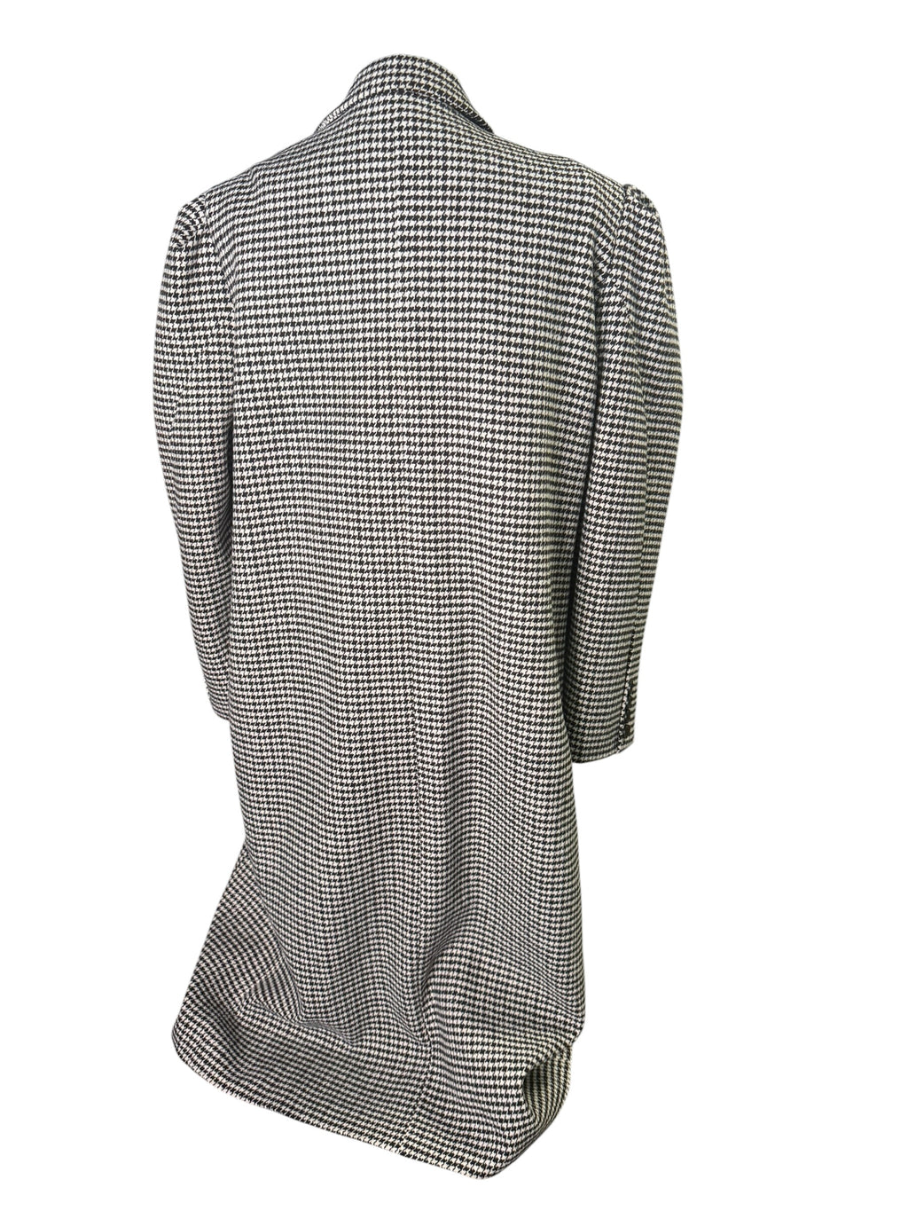 Tailored Houndstooth Trench (Small Print) - The Vault by Sacha