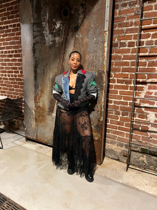 Ethereal Elegance Sheer Lace Maxi Skirt - The Vault by Sacha