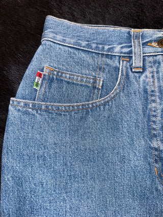 Moschino Denim Mini Skirt W26 - The Vault by Sacha