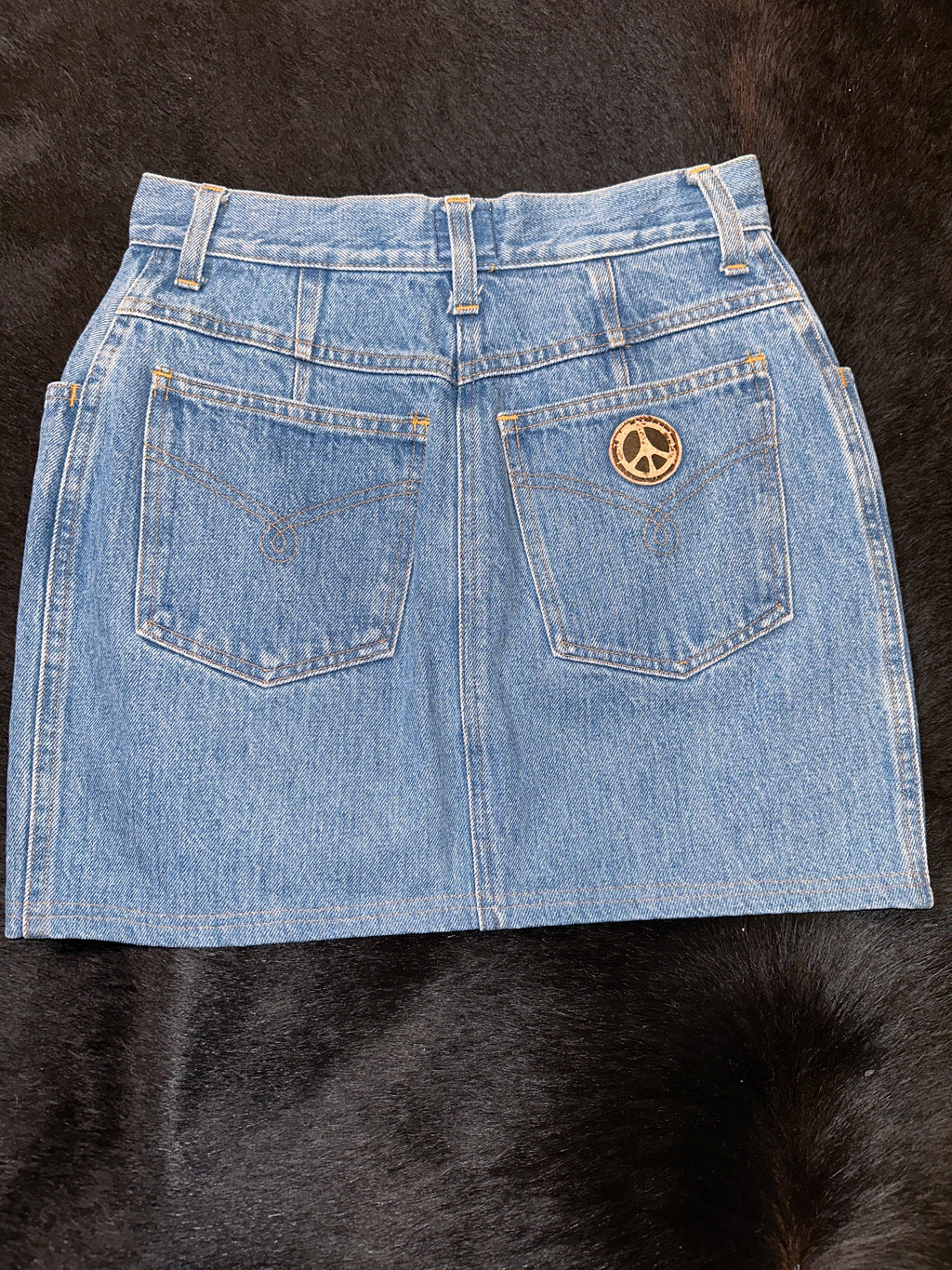Moschino Denim Mini Skirt W26 - The Vault by Sacha