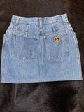 Moschino Denim Mini Skirt W26 - The Vault by Sacha