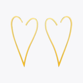 Golden Heart Earrings - The Vault by Sacha
