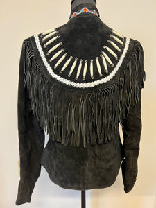 Suede Fringe Jacket