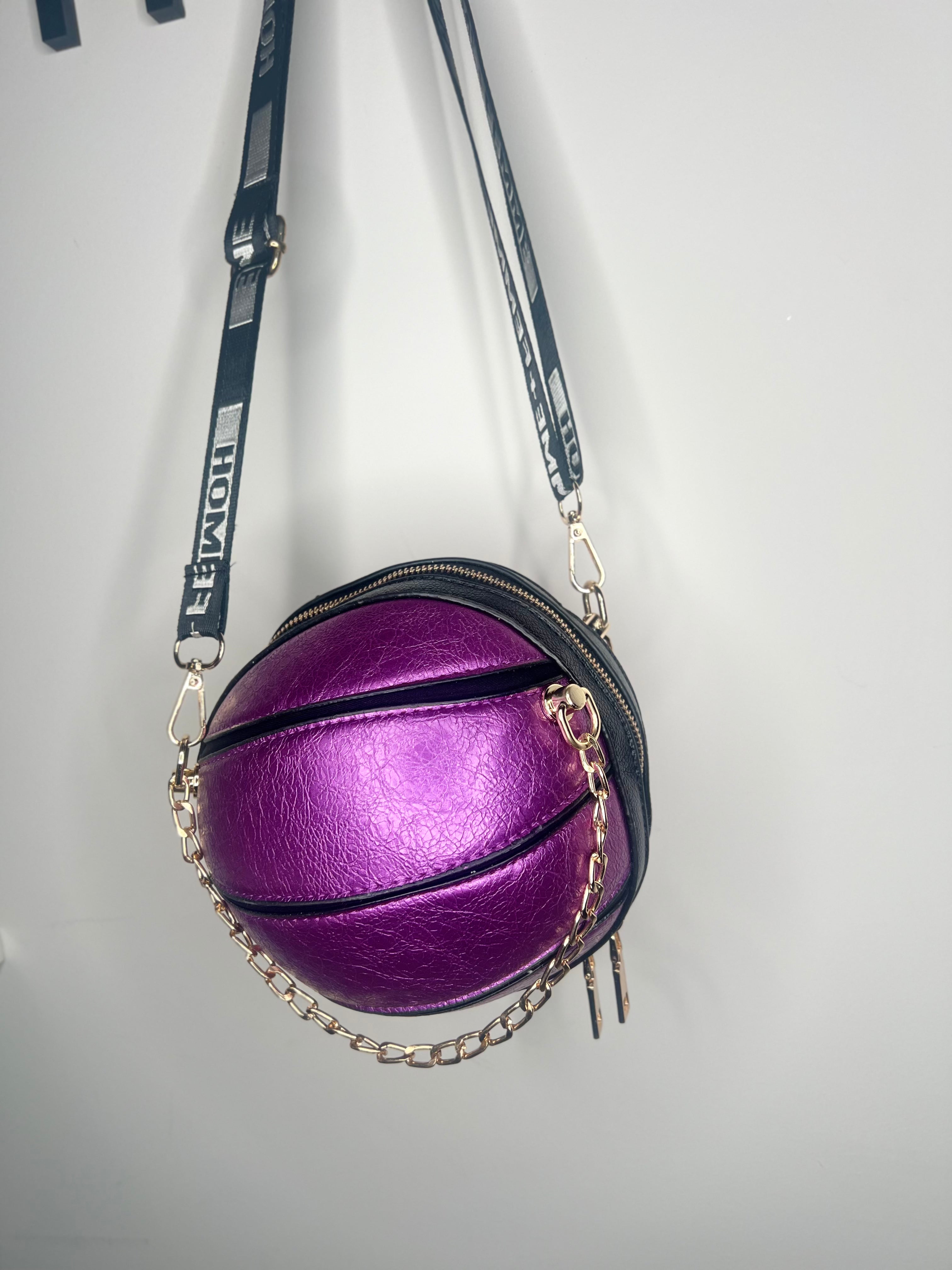 Purple Basketball Purse FINAL SALE The Vault by Sacha