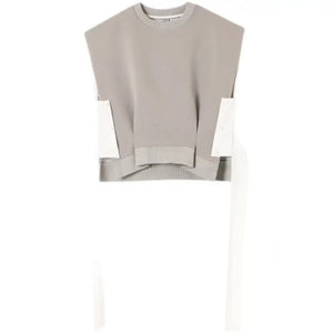Grey & Cream Sweater | One Size