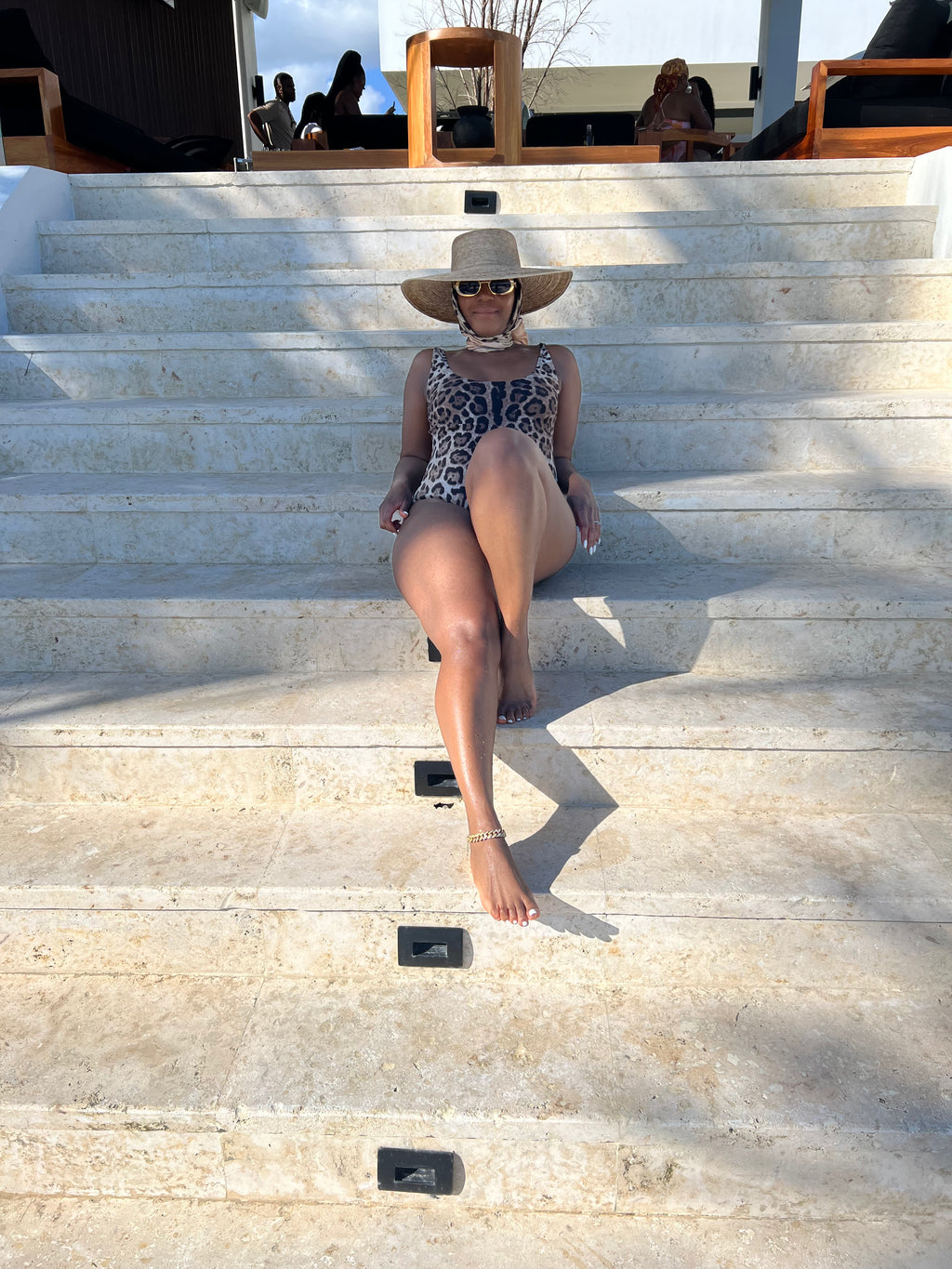Palm Leaf Boater Hat - The Vault by Sacha