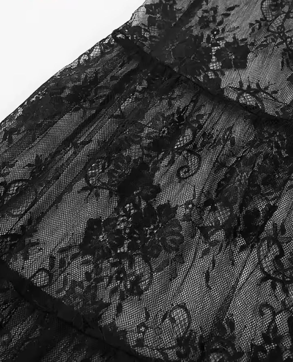 Ethereal Elegance Sheer Lace Maxi Skirt - The Vault by Sacha